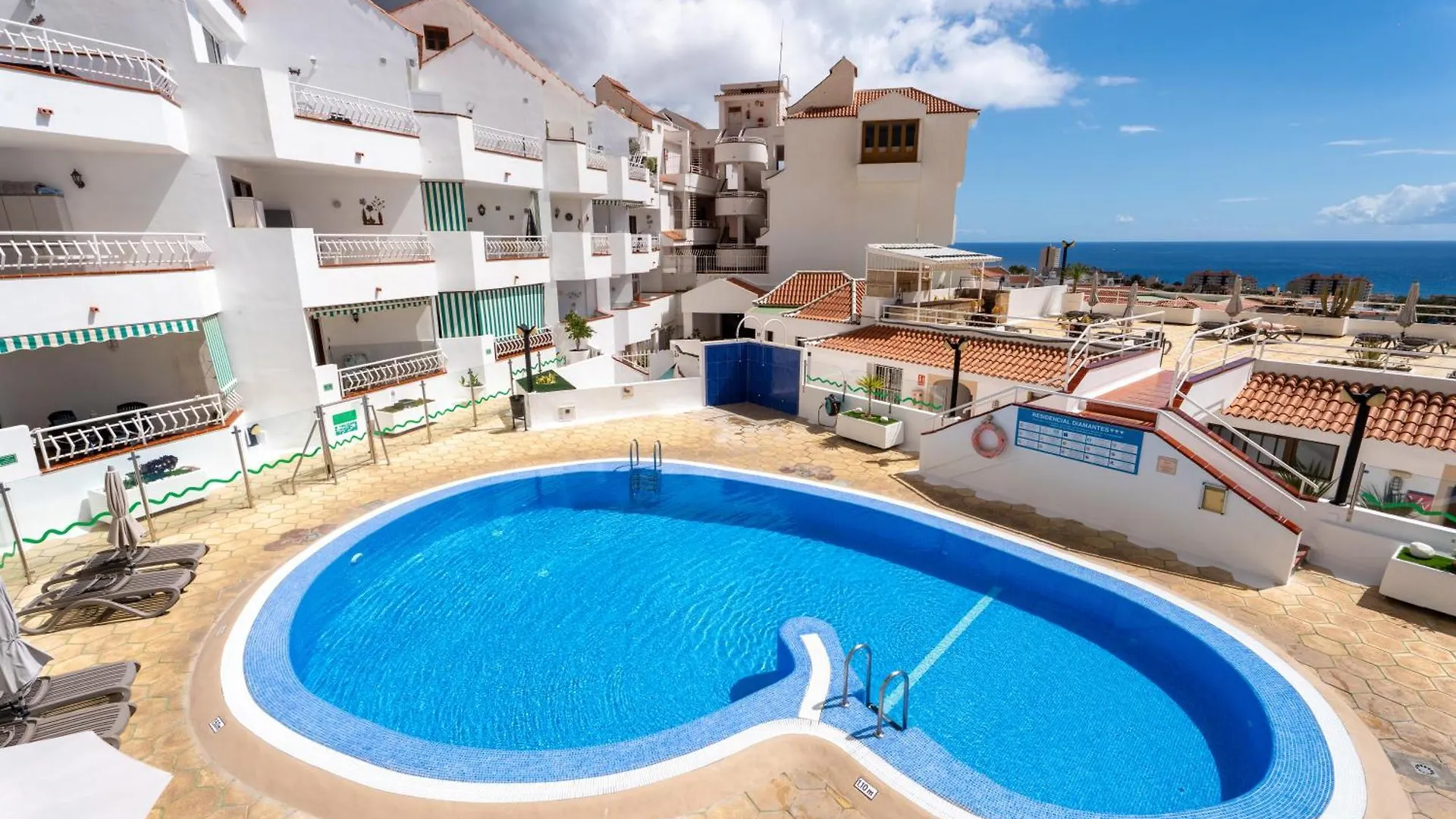 Diamante Azul - Pool & Sea View, Heated Pool Lägenhet Los Cristianos  0*, Los Cristianos (Tenerife) Spanien